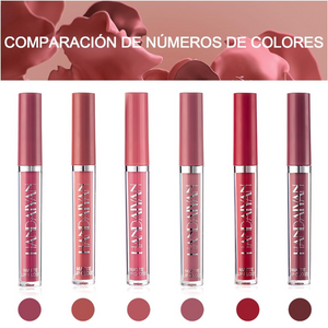 6 peças Lápiz Labial Líquido mate Larga Duracion Lip Stick Maquillaje Para Mujer