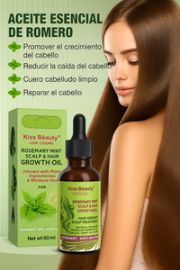 “Aceite de Romero con Biotina – Crecimiento Capilar Natural y Eficaz”