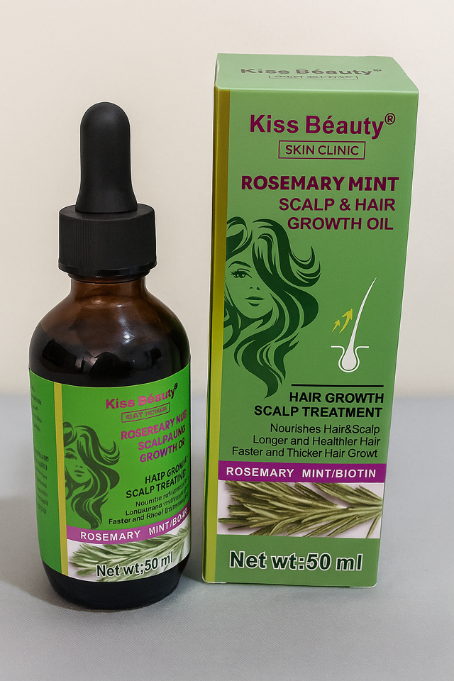 “Aceite de Romero con Biotina – Crecimiento Capilar Natural y Eficaz”