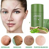 Máscara de arcilla verde