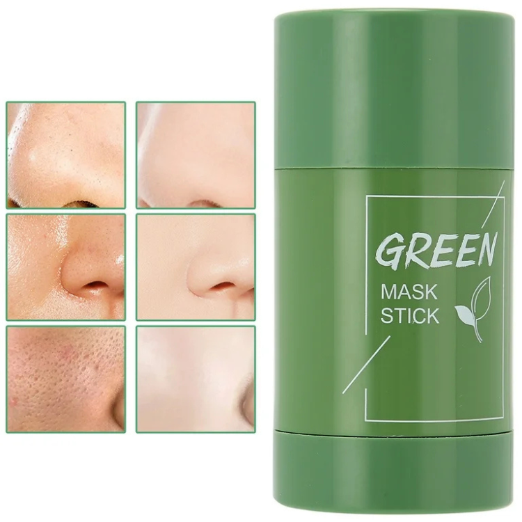 Máscara de arcilla verde